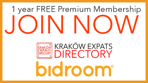 Kraków Expats Directory Offers Free Bidroom 1 year Premium Membership