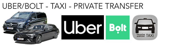 Krakow Airport Taxi uber bolt transfer